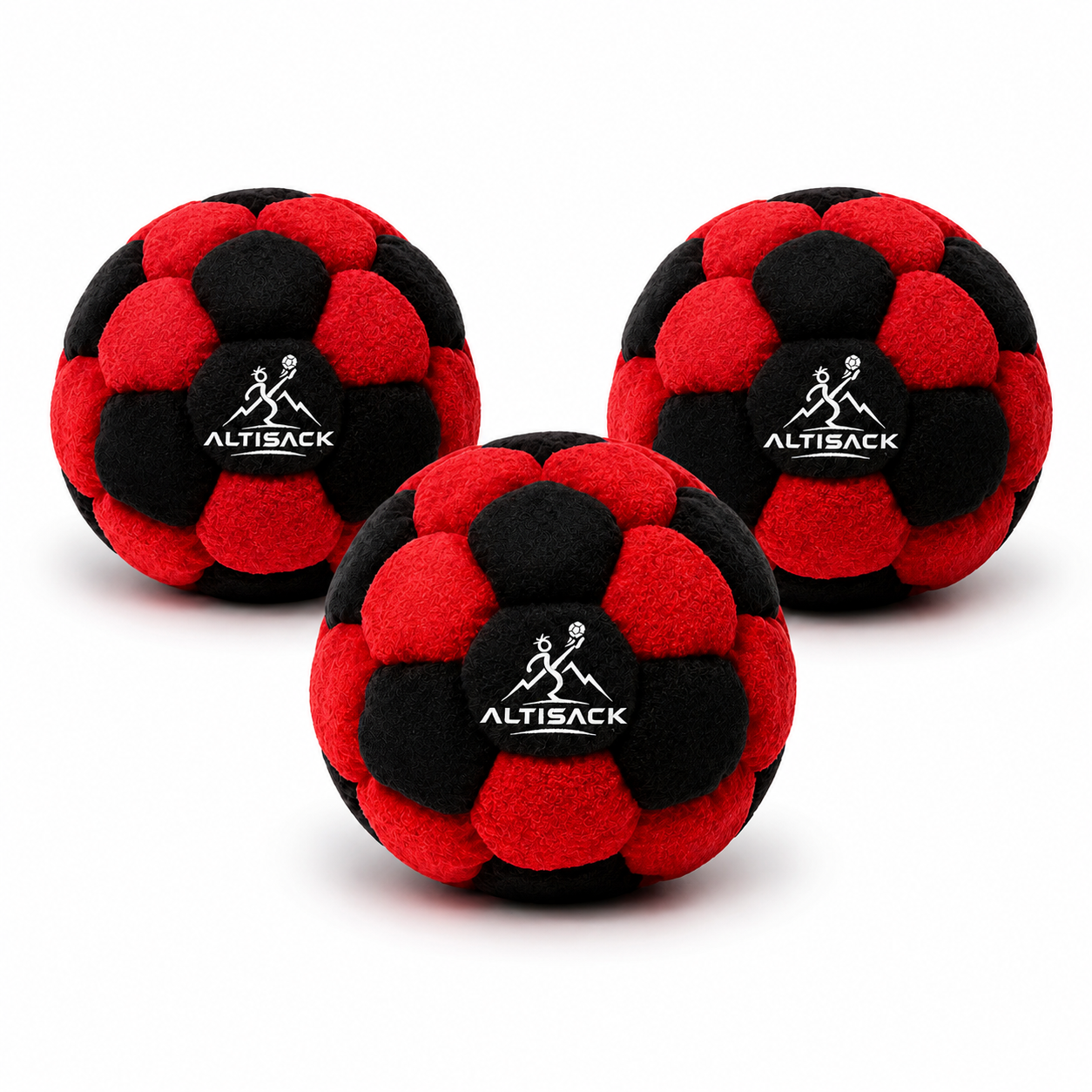 Black Cherry Original 32 Panel Hacky Sack (3 pack)